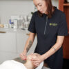 Combined back-head massage with relaxation in the pool and sauna area